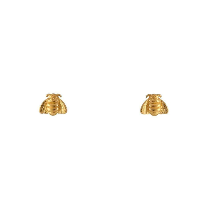 Tiny Minimalist Butterfly Stud Earrings in 18K Gold Plated Sterling Silver  | Butterfly earrings stud, Stud earrings, Gold plated sterling silver